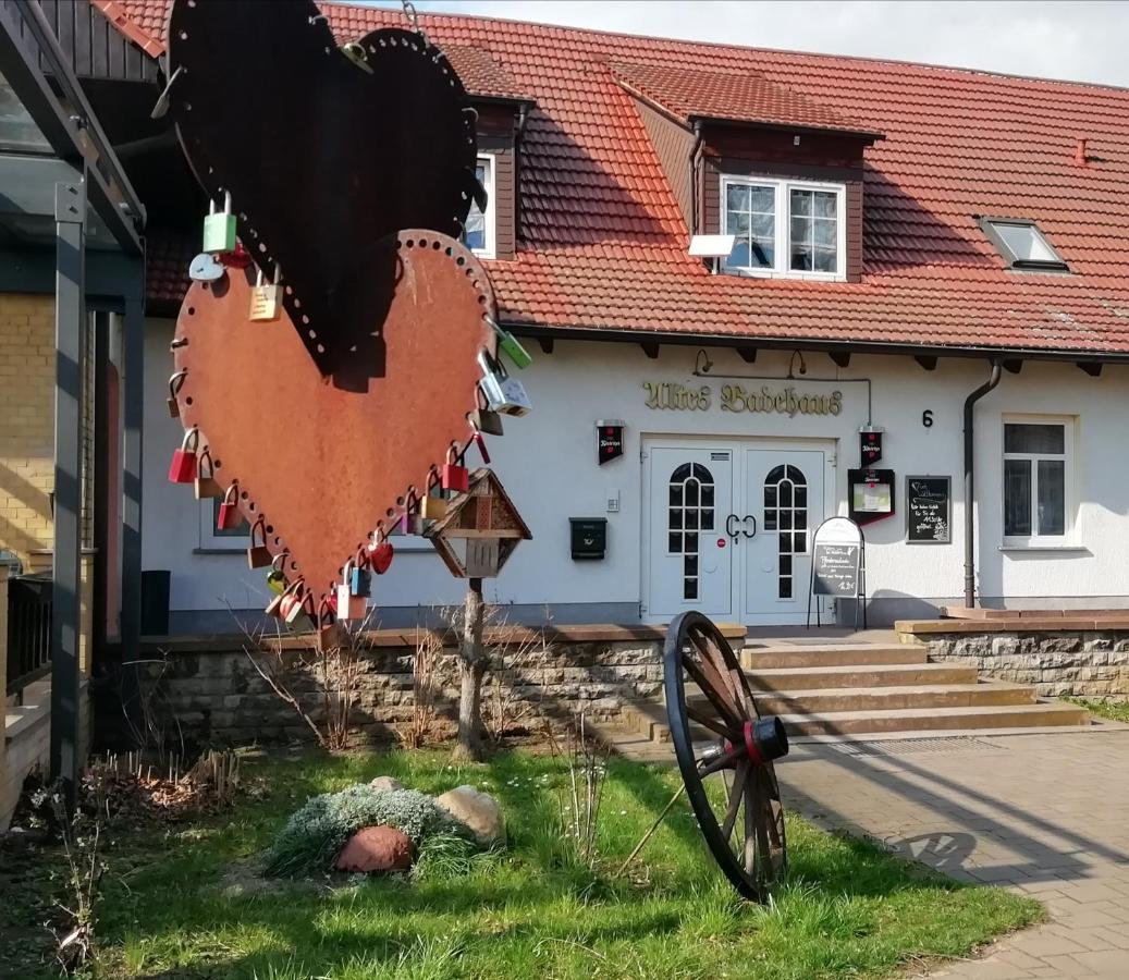 Hotel Altes Badehaus Bad Durrenberg Luaran gambar